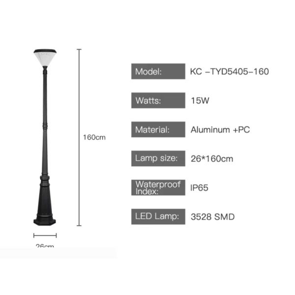 Solar LED Outdoor Lights Waterproof Solar Garden Lights with Auto On/Off