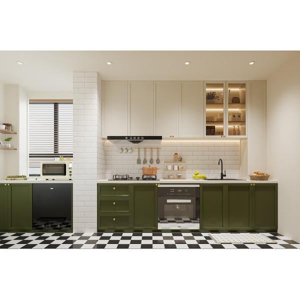 Furniture Storage Soft Closing Home Complete LED Light Cupboard Kitchen Cabinets