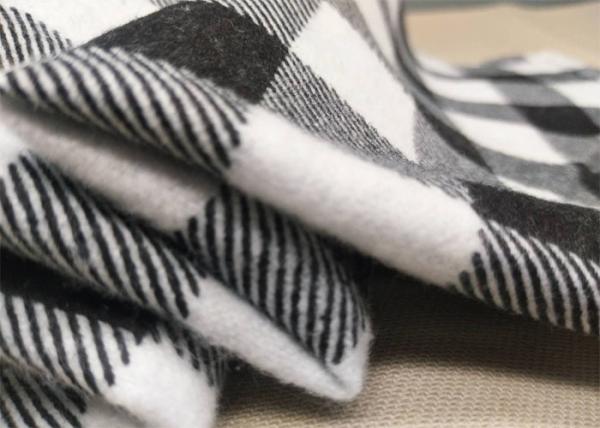 20*10 100% Cotton Grid Cotton Flannel Cloth baby blaket