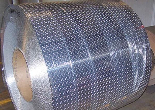 Anti Skid Aluminum Diamond Plate Stair Treads 1.0mm 6061 Aluminum Sheet For Elevators