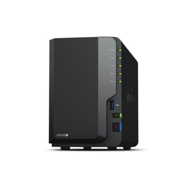 2 Bay NAS Synology DiskStation DS220 Diskless Centralized Data Backup Network Storage