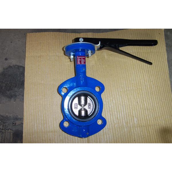 Simple and Compact Construction Two Shaft Wafer Butterfly Valve For Air, Steam, Water