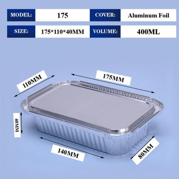 Customized Food-Grade Aluminum Foil Lunch Box with 24-Hour Production, Low Temperature Resistant and Uniform Thickness for Global Catering