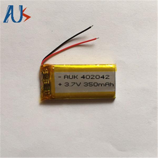 AUK 402042 Липо аккумулятор 3.7V 350mAh Литий липо аккумулятор