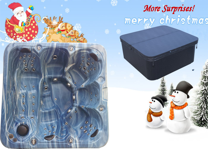 Latest design 220 - 240VAC, 23A, 6 seats portable acrylic powerful massage bathtub hot tub & spas M-562D
