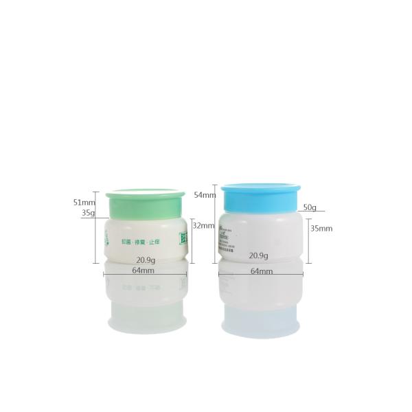 35g 50g Eye Face Cosmetic Cream Jar Hot Stamping