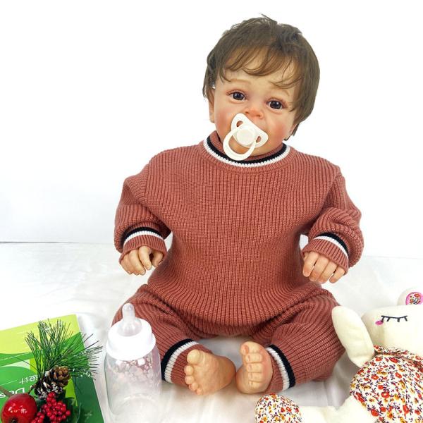 Unisex 2 Pieces Set Ribbed Knit Sweater Infant New Born Newborn Clothes Baby Girl & Boys' Clothing sets for Winter