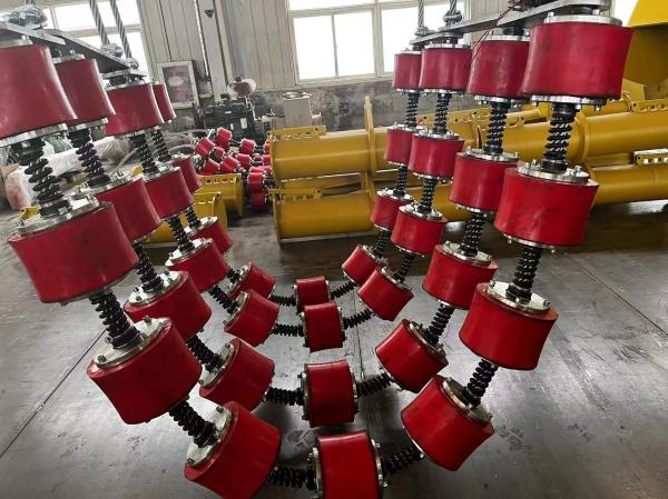 精密な石油パイプラインの降ろしのための28ロール100KGパイプリフティング機器