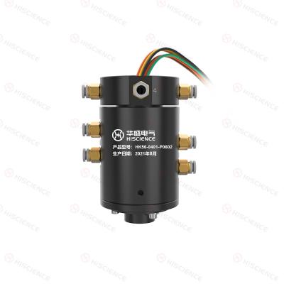High Speed Pneumatic Rotary Union 4 Passages With 6 Circuits 2A