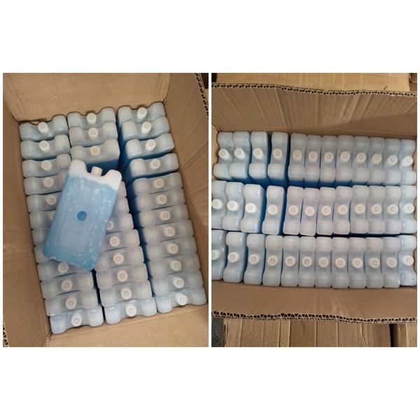 пузыря со льдом вентилятора Хдпе качества еды 400г белизна пластикового прозрачная с голубой жидкостью