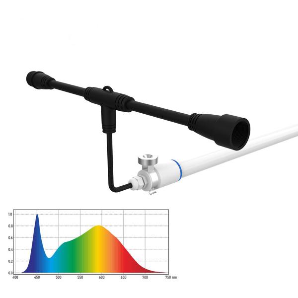 0.6m que o vegetal branco do diodo emissor de luz da cor cresce luzes para a planta médica crescem