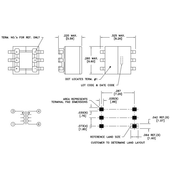 Ep5 Power Over Ethernet Transformer Isolated Buck Transformers 750312750