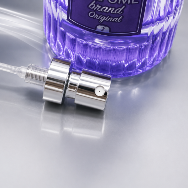 Premium Aluminum Perfume Pump with Fine Mist Spray and Interchangeable Collar Options
