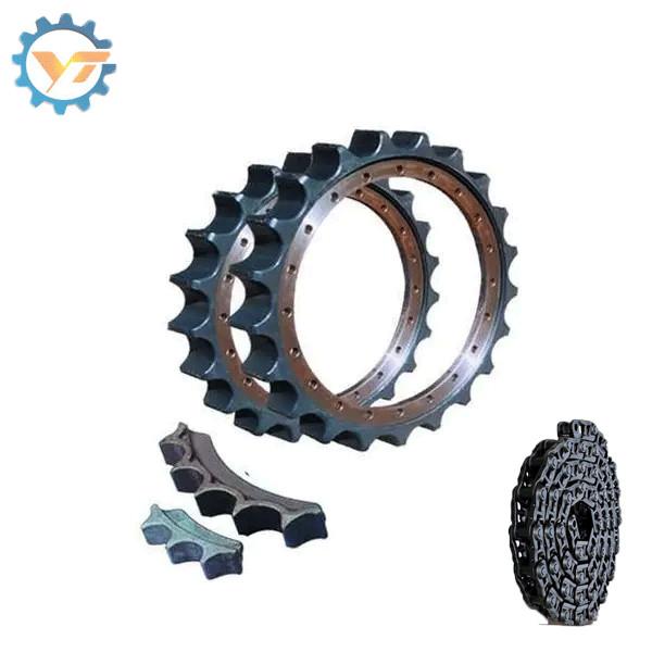 ZG40Mn ou 20CrMnTi acier ZX300-1 HITACHI Machinerie de construction