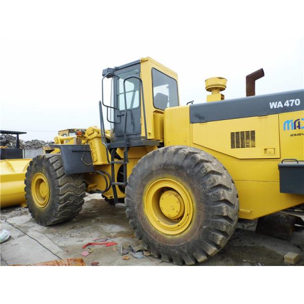 2010 Year Used Komatsu Wheel Loader WA470-3 4.2cbm Bucket 21610kg Operating Weight