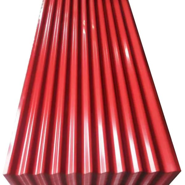 Red Corrugated Metal Roofing Wave Panel ASA PVC Glazed Colored Corrugated Roofing Sheet Tiles