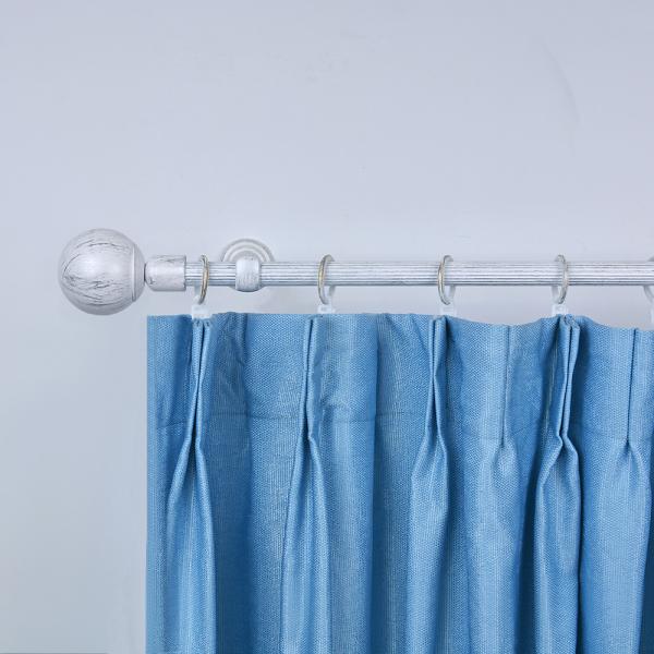 Windows Home Decoration Pipe Curtain Rods With Accessories 2m 2.5m White Sliver