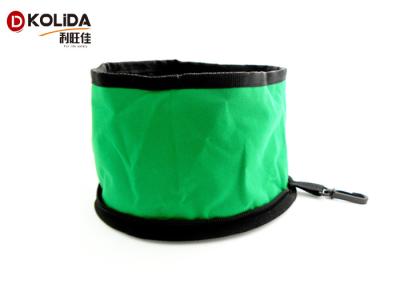 600D Waterproof Portable Folding Travel Collapsible Pet Food Bowls Dog Water Bowl