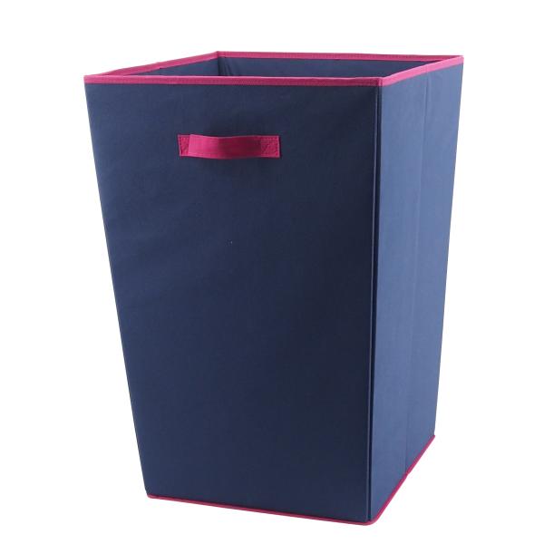 Blue 40x40x60cm Collapsible Fabric Laundry Hamper