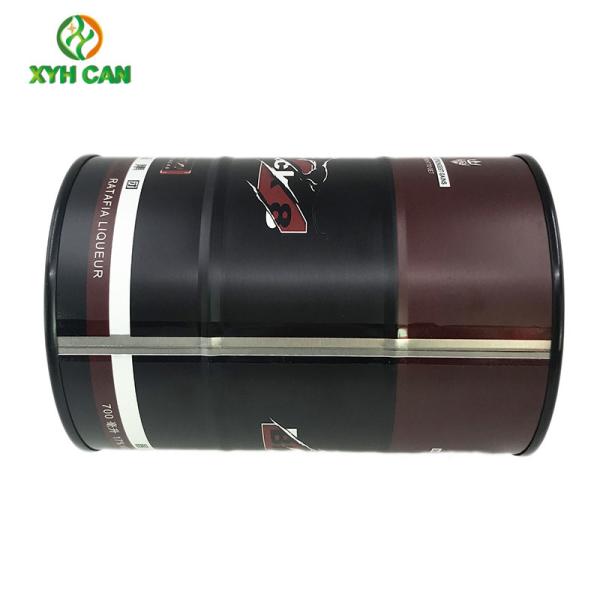Rubber Plug 700ml Wine Alcohol Tin Cans Custom Logo CMYK Printing