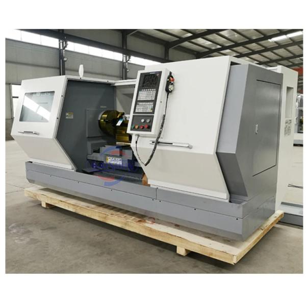 CK61125 Máquina de torneamento automático horizontal de torno CNC de cama plana