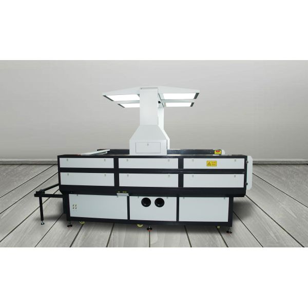 Automatic Gantry Type CO2 Laser Cutting Machine with Large Visual Panoramic Camera and 150W Laser Power