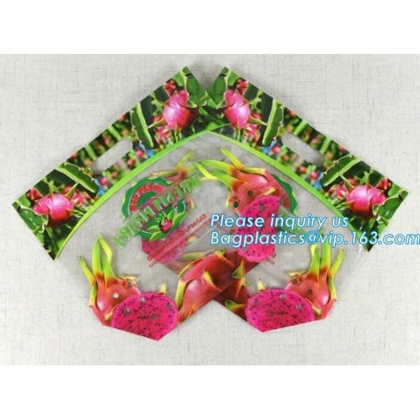 micro perforated plastic bags for vegetable, Quart ziplock storage bags reclosable bags for extra freshness fruit grip s