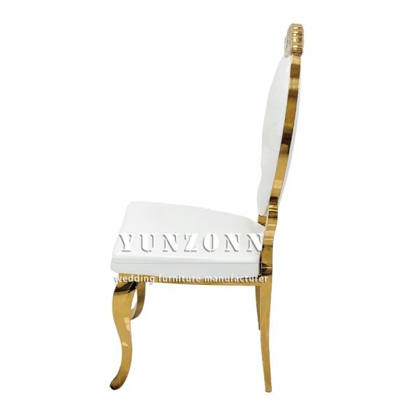 American Popular Wholesale Modern Metal Hotel Banquet Party Stainless Steel Chair for Wedding Event
