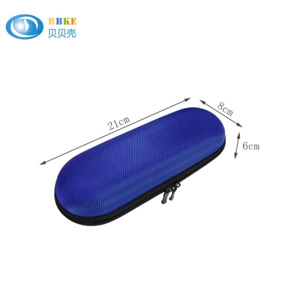 Blue Color EVA Storage Case , Hard Tool Case Medicine Kit Protective Thermomter