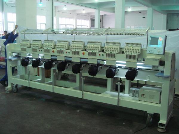 Portable Tubular / T - Shirt Embroidery Machine Low Noise And Less Vibration