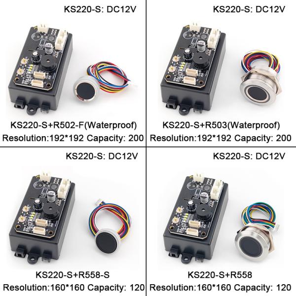 Плата контроля доступа по отпечатку пальца GROW KS220-S DC12V с двумя релейными выходами, режимами самоблокировки/зажигания/толчкового режима, с администратором/пользователем
