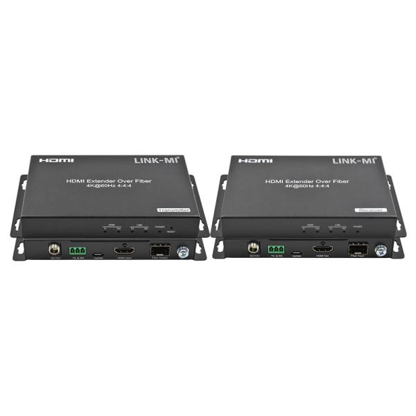 4K HDMI Extender Over Fiber 60KM Ultra HD Video Fiber Extender With EDID