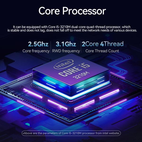 DDR3 8G RAM 1U Брандмауэрный маршрутизатор Сервер 8LAN Intel Celeron And Core Серия