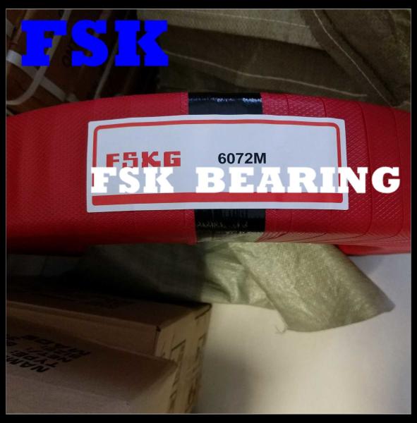 Large Size 6072M Deep Groove Ball Bearing  For Rolling Mill , Brass Cage