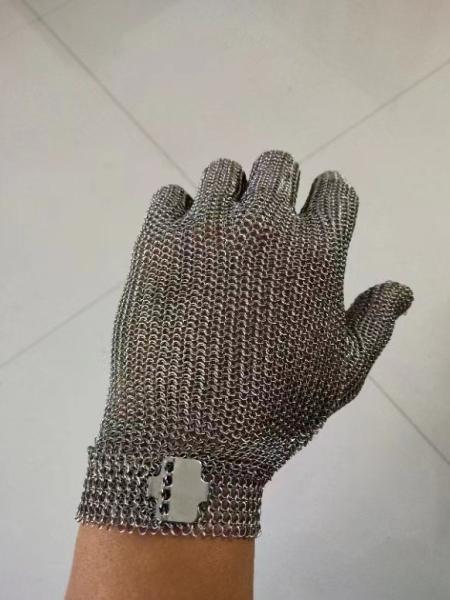 Stainless steel CUT RESISTANT  GLOVES ring mesh chain mail mesh auti-cutting safety gloves S M L XL XXL