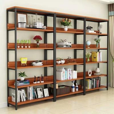 Heavy Duty Metal Frame Wood Shelves Powder Coating Carbon Steel Optional Color