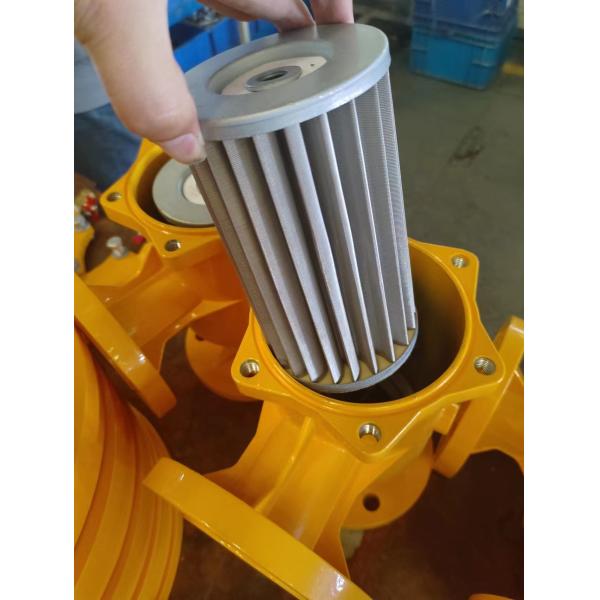 Stainless Steel Wire Mesh Pleated Filter Cartridges For Natural Gas