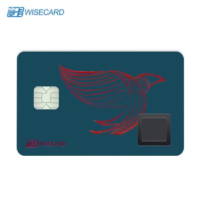 Pin Code Fingerprint Payment Card biométrico 86x54x0.76mm