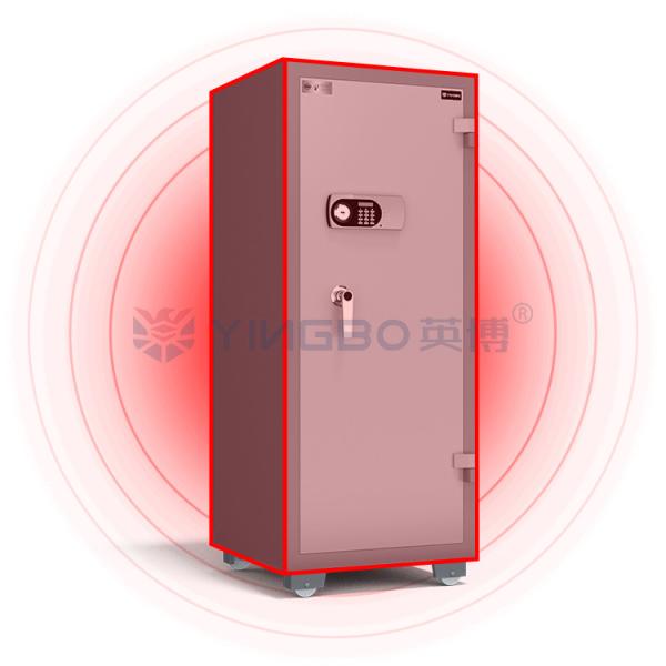 210±2kg Smart Fire Resistant Safe Fireproof Rating 120mins For Security YB/FH-158