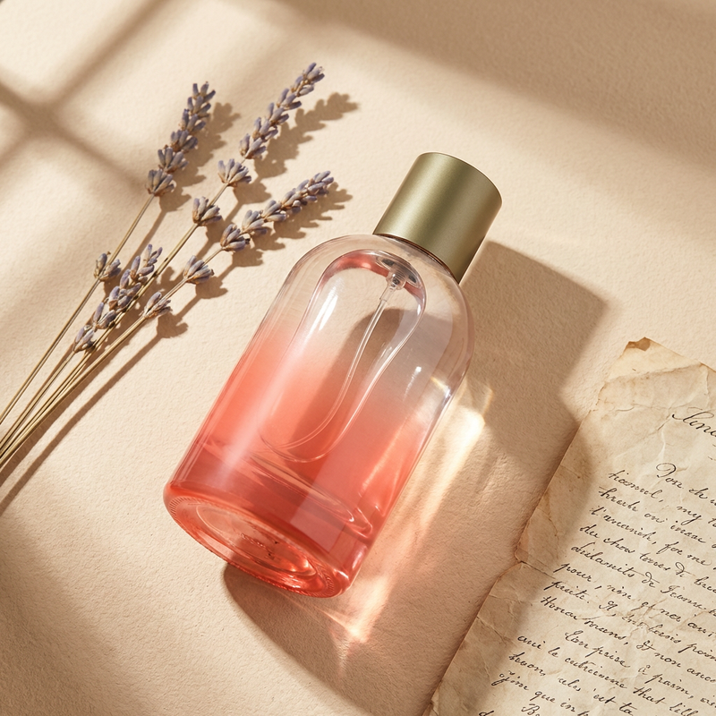 50ml 100ml Cylinder Glass Perfume Bottles Empty Frosted Spray Crimp Neck