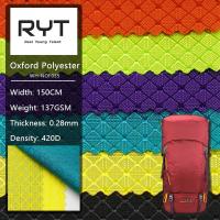 Da tela de nylon do saco de 100% tela tecida de Diamond Chessboard Grid Pattern Nylon Ripstop