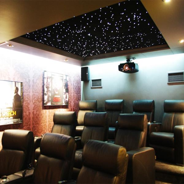 Оптическое волокно блеска тела PMMA освещает акустическое чернит/синь военно-морского флота/УЛЬТРАФИОЛЕТОВОЕ для домашних кинотеатров