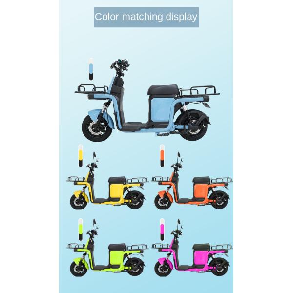 Adult Road Cargo Electric Tricycle Dumper with Bicycle Bike Battery at 60V Voltage