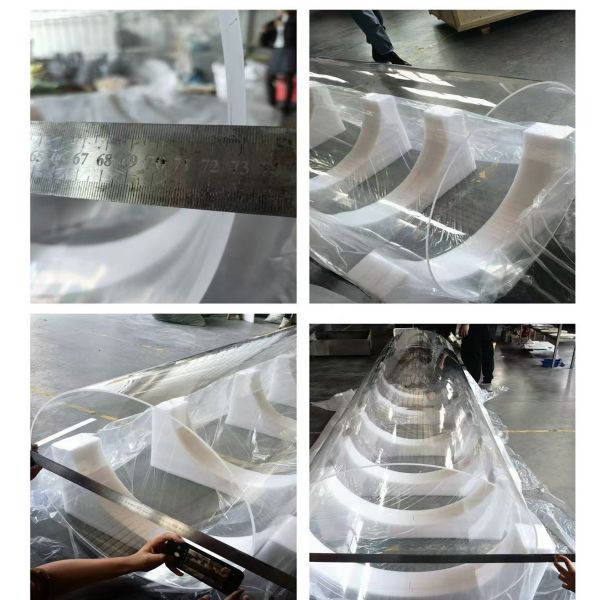 High-temperature resistant and corrosion-resistant transparent quartz glass tube