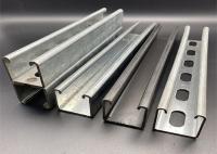 Hot Dip Galvanized 41x41 41x82 Custom Slotted Strut Channel