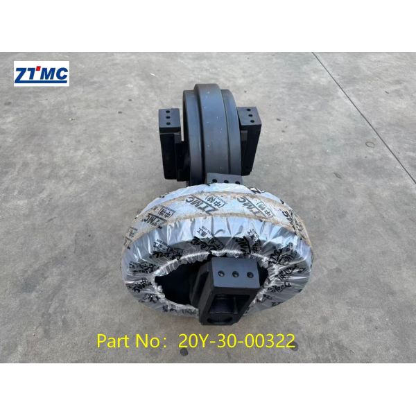 PC200 Front Idler 20Y-30-00030, Idler Wheel With Integral Forging For PC200 Excavator Undercarriage Replacement