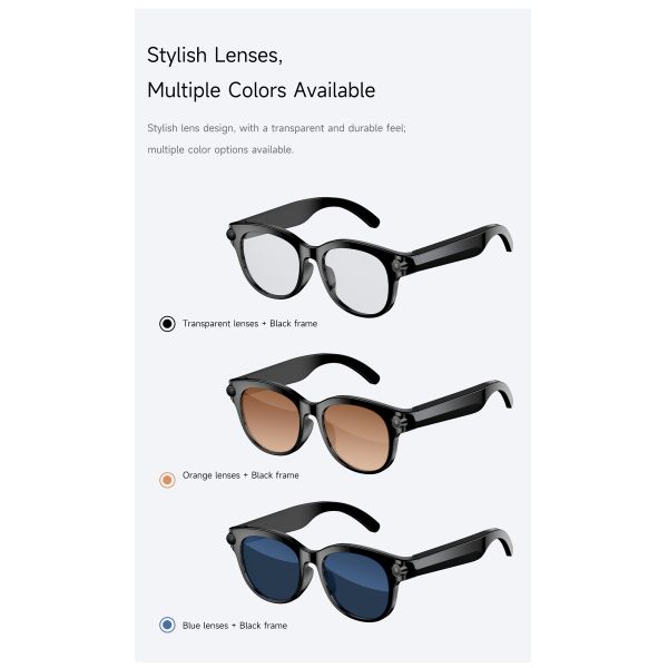M89 AR AI Smart Glasses 1080P Dual Camera Magnetic Charging 2MP Video WiFi Transfer Metaverse Translation Gesture Control IP67