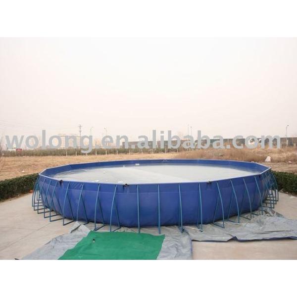 Metal frame pool, Swimming pool