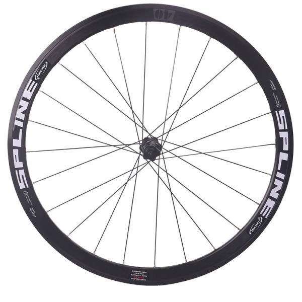 700C Black V Brake Wheelset 30mm Depth Aluminium Alloy Rim Clincher Carbon Wheelset