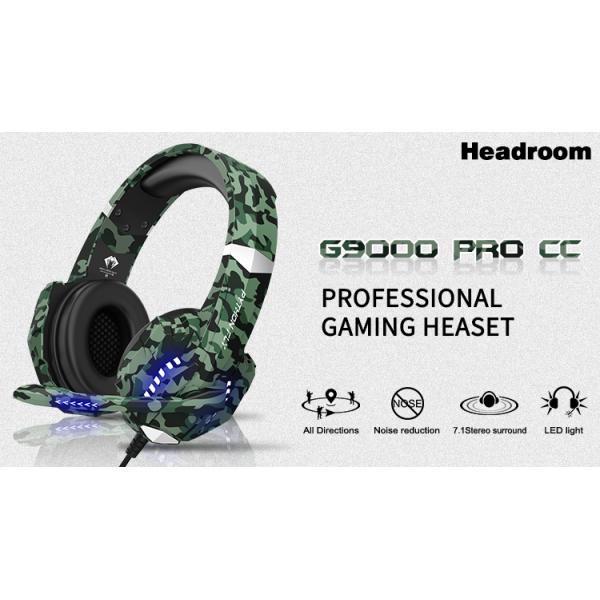 Контроль громкости PS4 с помощью наушников Bengoo G9000 Pro LED Gaming Headphone с микрофоном